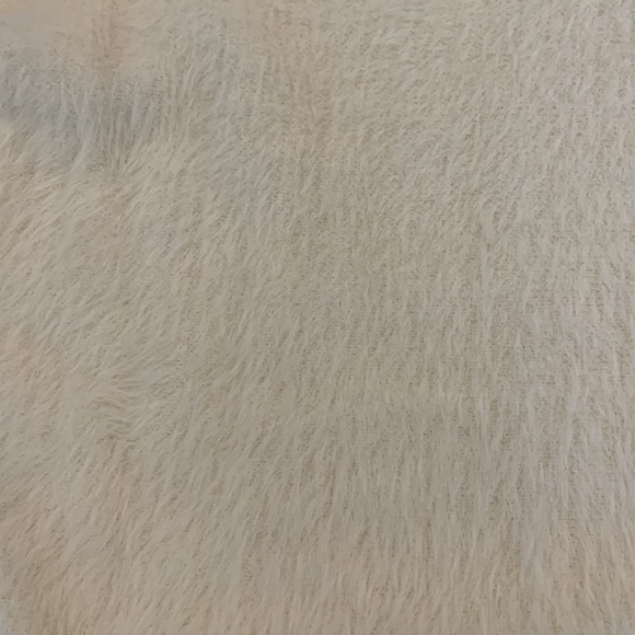 Anthropologie Chenille / Fur Cream Sweater - Picture 3 of 5